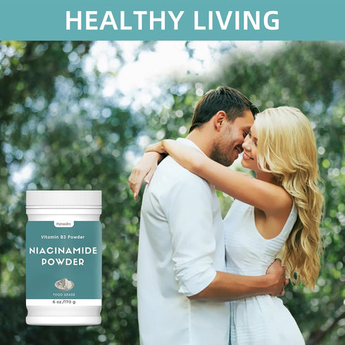 6 oz Niacinamide Powder, 100% Pure Niacin Powder, Add to Shakes, Juices and Smoothies for Optimal Health...