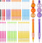 32 PCS Beadable Mechanical Pencil, 0.7mm Beadable Pencils, Multi Color Mini Mechanical Pencils Drawing Pencils, Mechanical Small Pencils for Writi...
