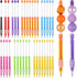 32 PCS Beadable Mechanical Pencil, 0.7mm Beadable Pencils, Multi Color Mini Mechanical Pencils Drawing Pencils, Mechanical Small Pencils for Writi...
