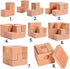3D Wooden Cube Puzzles Wooden Brain Teaser Puzzle Gift Desk Puzzles Geometric Intellectual Jigsaw Logic Puzzle Educational Games Toy for Kids and ...