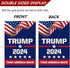 Donald Trump 2024 Flag,Take America Back Flag, Double Sided 12 x 18 Inch unique seasonal flag, Perfect for patio, porch, lawn or garden Decoration...