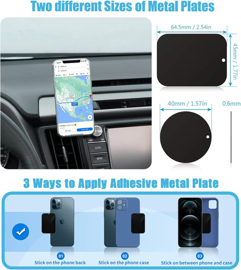 Car Phone Holder, Air Vent Hands Free Adjustable Phone Stand, Auto Cradles Dashboard Mount for Toyota RAV4 2013-2018, Custom Magnetic Navigation B...