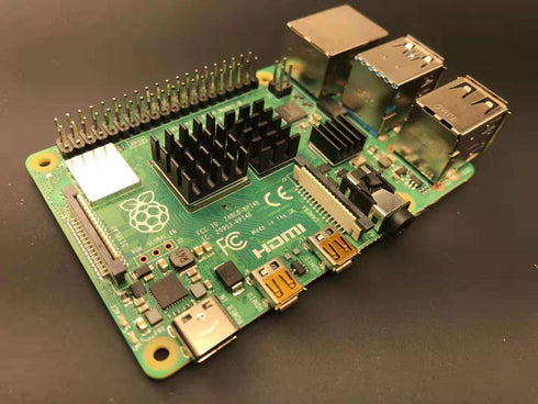 Easycargo Raspberry Pi 4 Heatsink Fan Kit, Cooler 30mm Fan Heatsink for Raspberry Pi 5 4 3 Electronics Robotics Development Boards DIY 3007 30x30x...