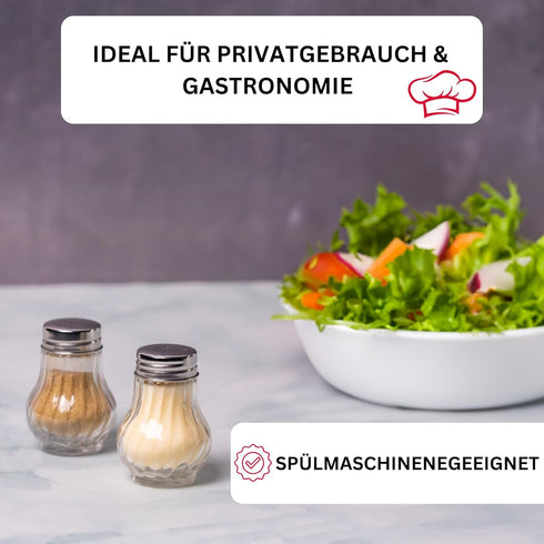 Westmark Set Salt & Pepper Shaker Berlin, 50 mL/1.7 oz capacity, Glass...