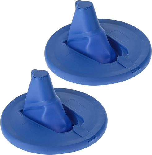 Master Elite Paint Can Lid Cover and Pouring Spout for 1-Gallon Containers, 2 Pack - Secure Seal with Built-in Spout to Pour Paint Easy, Prevents ...