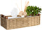 Round Paper Rope Storage Basket with Handle, Beige, 14.5in x 6.6in x 3.74in...