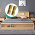 4 Sets No Mortise Bed Rail Fittings Wooden Bed Frame Connectors Metal Bed Rail Fasteners...