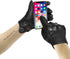 Full Finger Goat Skin Leather Touch Screen Motorcycle Gloves Men S,M,L,XL,XXL (Non-Perforated, L)...