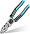 DURATECH 6-in-1 Linesman Pliers, 8.5" Multipurpose Combination Pliers with Wire Stripper/Crimper/Cutter Function, Heavy Duty Side-Cutting Pliers f...