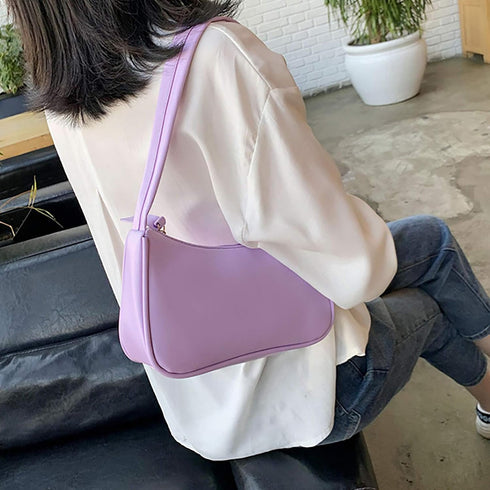 Suillty Women Vintage Underarm Shoulder Bag PU Leather Small Tote Wallet Handbag Clutch Purse...