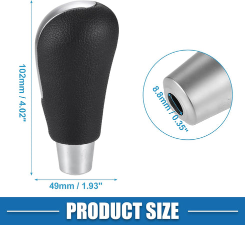 Automatic Transmission Gear Shift Knob for Mazda 3 2009-2016 for Mazda 3 Sport 2009-2016 Matte Silver Tone...