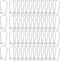1 Box 120Pcs Kidney Earring Finding Teardrop Earring Wires Stainless Steel U Shaped Hoop Wires Long Earring Hooks Dangle Silver Earring Wires for ...