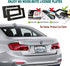 Aootf Carbon Fiber License Plate Frame- Heavy Duty Black Aluminum Car Tag Cover Printed Carbon Patterns, Slim Front & Rear Holders Mount Hardware ...