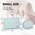 Makeup Bag For Purse Travel Cosmetic Bags for women PU Leather Portable Versatile Make Up Bag with Shell Shape (Small-Green)...