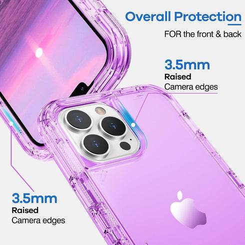 ORIbox Case Compatible with iPhone 12 and iPhone 12 Pro, Heavy Duty Shockproof Anti-Fall Clear case...