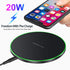 Wireless Charger,Fast 20W Wireless Charging Pad/Mat Compatible with Samsung Galaxy S24/S24+/S24 Ultra /S23/S22/S21/S20/S10,for Google Pixel 8/7/6,...