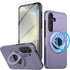 for Samsung Galaxy S24 Mag-Safe Kickstand Case with Screen Protector,Slim Shockproof Military Heavy Duty Anti-Drop Full Body Protection,360 Rotati...