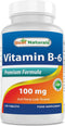 Best Naturals Vitamin B6 Tablet, 100 mg, 250 Count...
