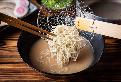 Helen’s Asian Kitchen Spider Strainer | 5-Inch Stainless Steel Wire Mesh Ladle with Sustainable Wood Handle for Frying, Cooking, and Draining...