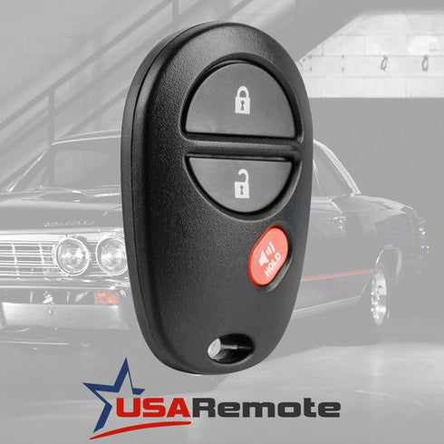 Keyless Entry Remote Fob + Ignition Key (fits Toyota GQ43VT20T 4D-67)...