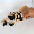 Wooden Brain Teaser Puzzle Cube: Cool Office Gadgets for Desk, Block Puzzles & Cube Puzzle for Adults and Teens | Educational Toy | 54 L-Shaped Pi...