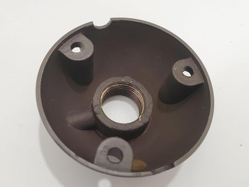 Aluminum Mounting Plate, Heavy Duty Surface Flush Mount for Low Voltage Outdoor Landscape Lighting, Easy to Install, ?Solid Metal Construction...