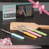 HAUSHOF Steak Knives Set of 4, Serrated Steak Knives, Premium Stainless Steel Steak Knife Set with Gift Box, Assorted Color...