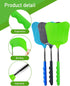 3 pcs Fly Swatter, Fly Swatter Plastic,Telescopic Fly Swatters, Large Bug Swatter That Work for Indoor and Outdoor. (Black Blue Green)...