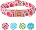 MR. CHUBBYFACE Spring Summer Dog Collar Cute Pink Beach Bikini Dog Collar Girl Boy Dog Collar for Small Medieum Large Dogs...