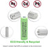 NiMH AA 600mAh 1.2V Rechargeable Batteries for Solar Lights, Garden Lights, Remotes, Mice(Pack of 12)...