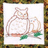 Jack Dempsey Needle Art Wilderness Animals Hand Embroidery, White...