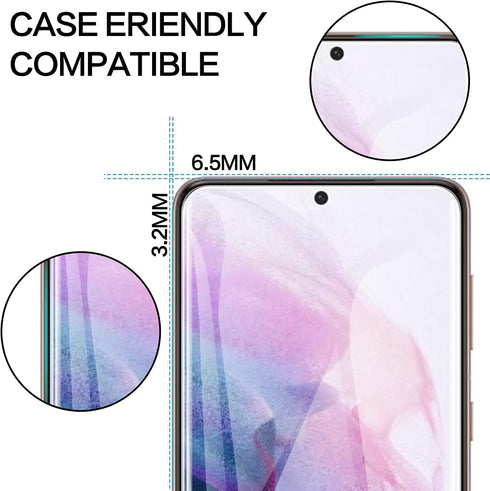 LYWHL [2 Pack for Samsung Galaxy S21 Plus Privacy Screen Protector, Anti-Spy Full Adhesive Flexible Film for Galaxy S21 Plus, [Compatible Fingerpr...