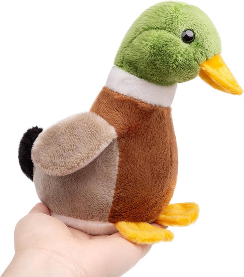 ZHONGXIN MADE Mallard Duck Plush Toy - Soft Mallard Duck Stuffed Animals Doll, Cute Green Duck Plushie Toy Home Decoration 5.6”, Unique Plush Gift...