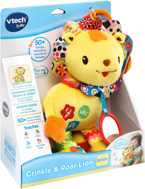 VTech Crinkle and Roar Lion, Yellow...