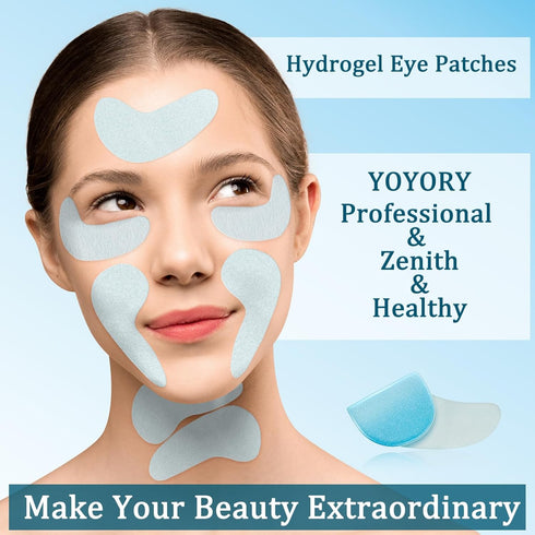 Under Eye Patches Masks - for Dark Circles, Wrinkles, Puffy Eyes, Fine Lines, Eye Bags Treatment with Hyaluronic Acid and Collagen, Hydrating and ...