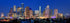PHOTOSBYJON Houston Skyline Photo Print UNFRAMED Night Color City Downtown 11.75 inches x 36 inches Texas Photographic Panorama Poster Picture...