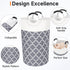 Large Laundry Basket Laundry Hamper Bag Washing Bin Clothes Bag Collapsible Tall With Handles Waterproof Travel Bathroom College Essentials Storag...
