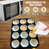 ZUYEE Silicone Measuring Cups (2 Cup + 1 Cup) Flexible Measure Melting Cups for Epoxy Resin Butter, Chocolate Squeeze Pour Baking Cup Dishwasher S...