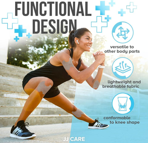 JJ CARE Knee Patches - 42 Pcs Knee Patches for Pain Relief Extra Strength - 5.5" x 3.9" Pain Relief Patch for Knee, Knee Pain Relief Patch for Art...