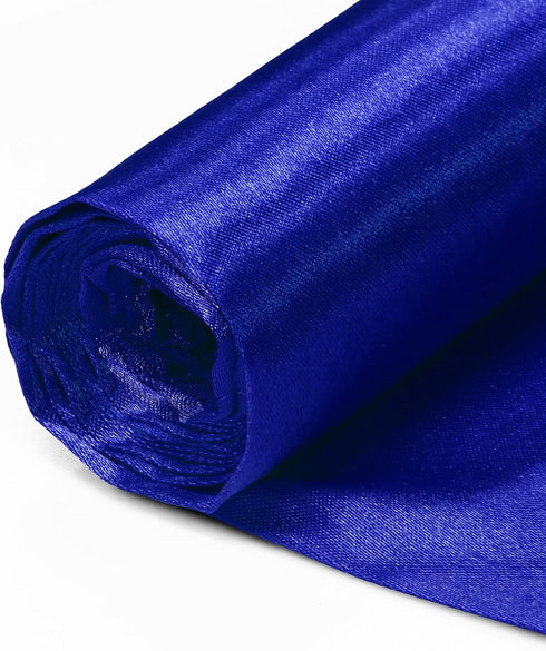 Royal Blue Satin Fabric 60 Inch Wide by The Yard, Soft Charmeuse Satin Fabric for Wedding Dress, DIY Craftings, Costumes, 1 Yard...