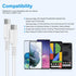 USB C Samsung Super Charger 25W Fast Charging Cable for Galaxy S23 Ultra S22 S21 S20 FE 5G S10 A14 A54 A53 A13 A24 A23 A03S Z Fold 4 Note 20,2Pack...