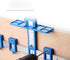 Cabinet Hardware Jig Tool,Drill Guide Drill Guide Sleeve Cabinet Hardware Jig Template,Imperial & Metric, ABS Aluminum Wood Drilling Dowel Ruler M...