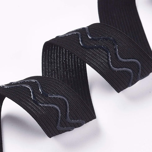 BENECREAT 10-Yard Non-Slip Silicone Elastic Band (1 Inch Wide) - Durable, Stretchable for Underwear, Sportswear & DIY Sewing...