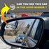 Blind Spot Mirror, Fan Shape Curved Blind Spot Mirror, Upgrade HD Glass Wide Angle Mirror, Frameless 360° Adjustable Convex Rear View Mirror for c...