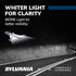 SYLVANIA - H11 SilverStar - High Performance Halogen Headlight Bulb, High Beam, Low Beam and Fog Replacement Bulb, Brighter Downroad with Whiter L...