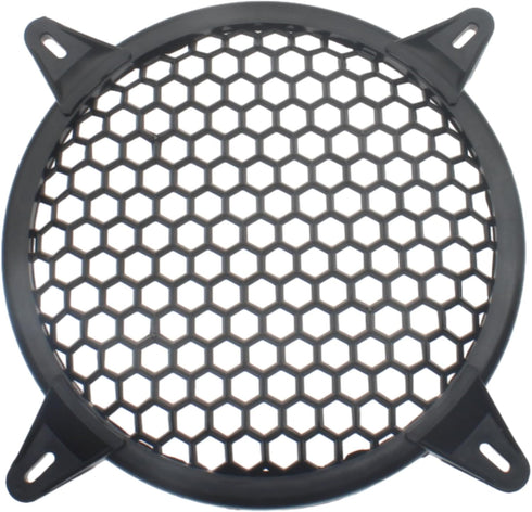 2 Pack 6 Inch Speaker Grills Subwoofer Grill Waffle Grill Guard Protector Covers with Mounting Screws ABS Mesh Round Subwoofer Speaker Cover......