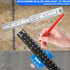 SuSuMu 12 inch Slide Rule with 6inch Metal Ruler Precision Pocket Ruler Woodworking with Slide Stop Inch/cm/mm Angle Edge T Square Benchmark Ruler...