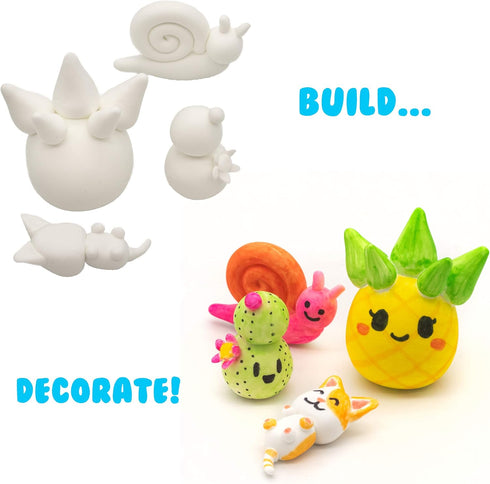 Air Dough - White, Air Dry, Ultra Light, Non-Toxic Modeling Clay in a Resealable Bag including Tutorial Videos (Educational, Create & Decorate DIY...