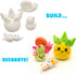 Air Dough - White, Air Dry, Ultra Light, Non-Toxic Modeling Clay in a Resealable Bag including Tutorial Videos (Educational, Create & Decorate DIY...