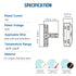 Brightfour T Tap Connectors for AWG 28-12, Lever Wire Connectors 40 Pack, Pushin 3 Way T Connectors for Wiring, 10 Mount Bases Included...